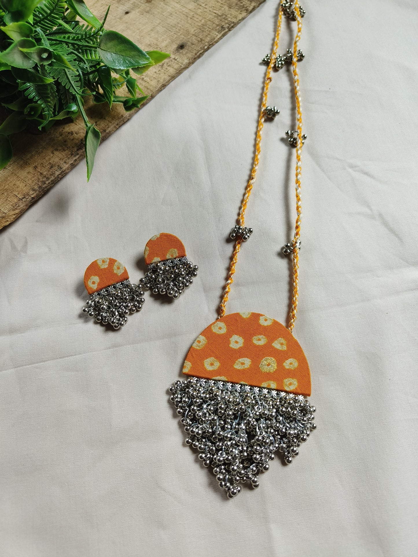 Ghunghroo bunch necklace set