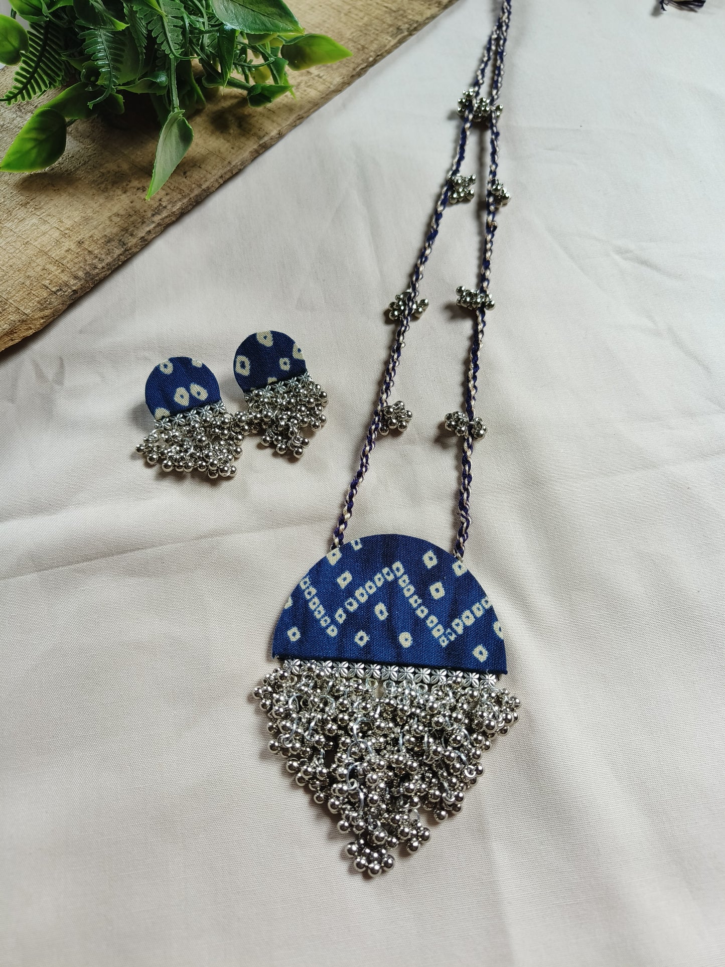 Ghunghroo bunch necklace set