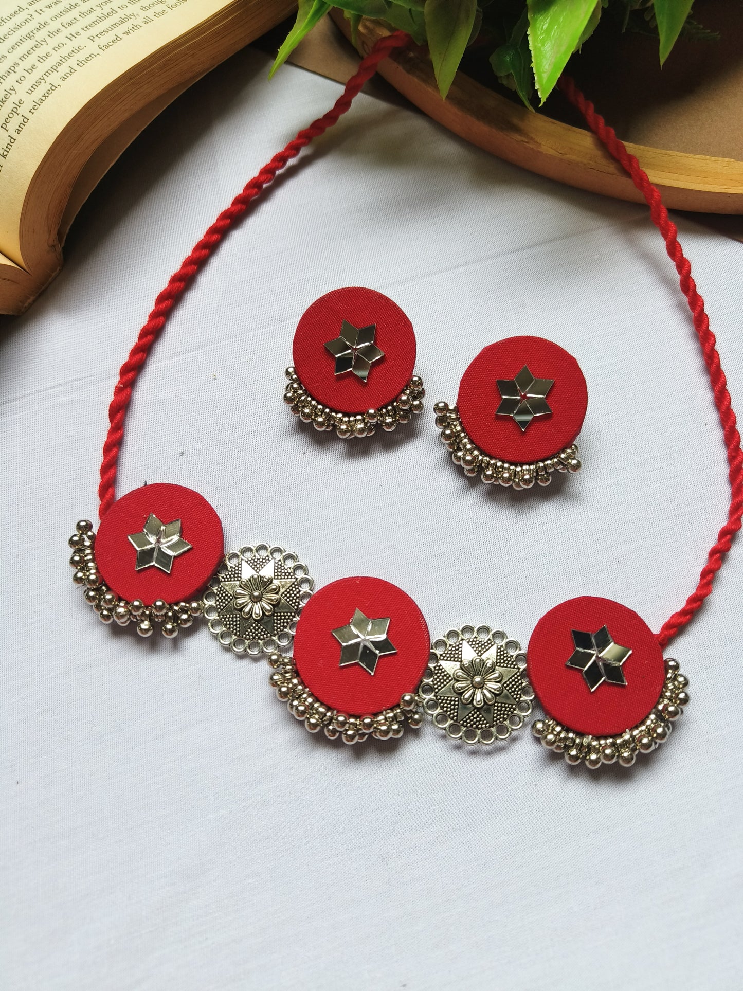 Red mirror charm