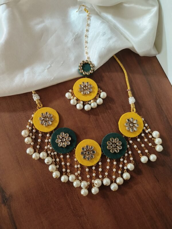 Rima haldi jewellery set (round) - Image 5