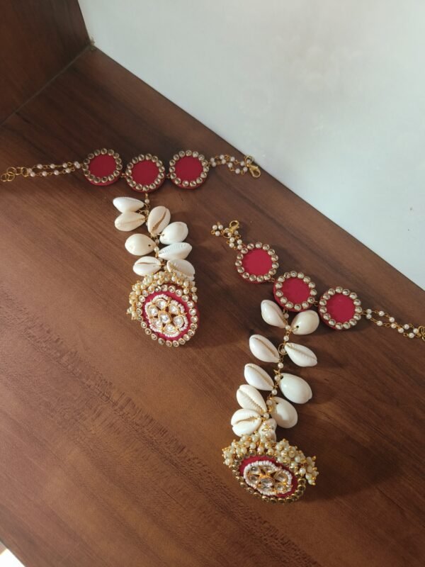 Madhuri haldi jewellery set - Image 2