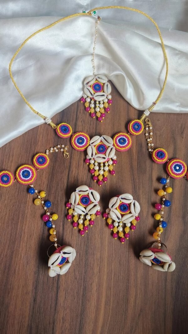 Rangeela haldi jewellery set - Image 3