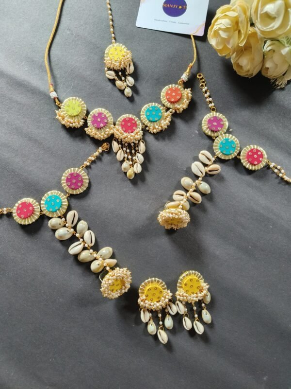 Bahaar haldi jewellery set - Image 2